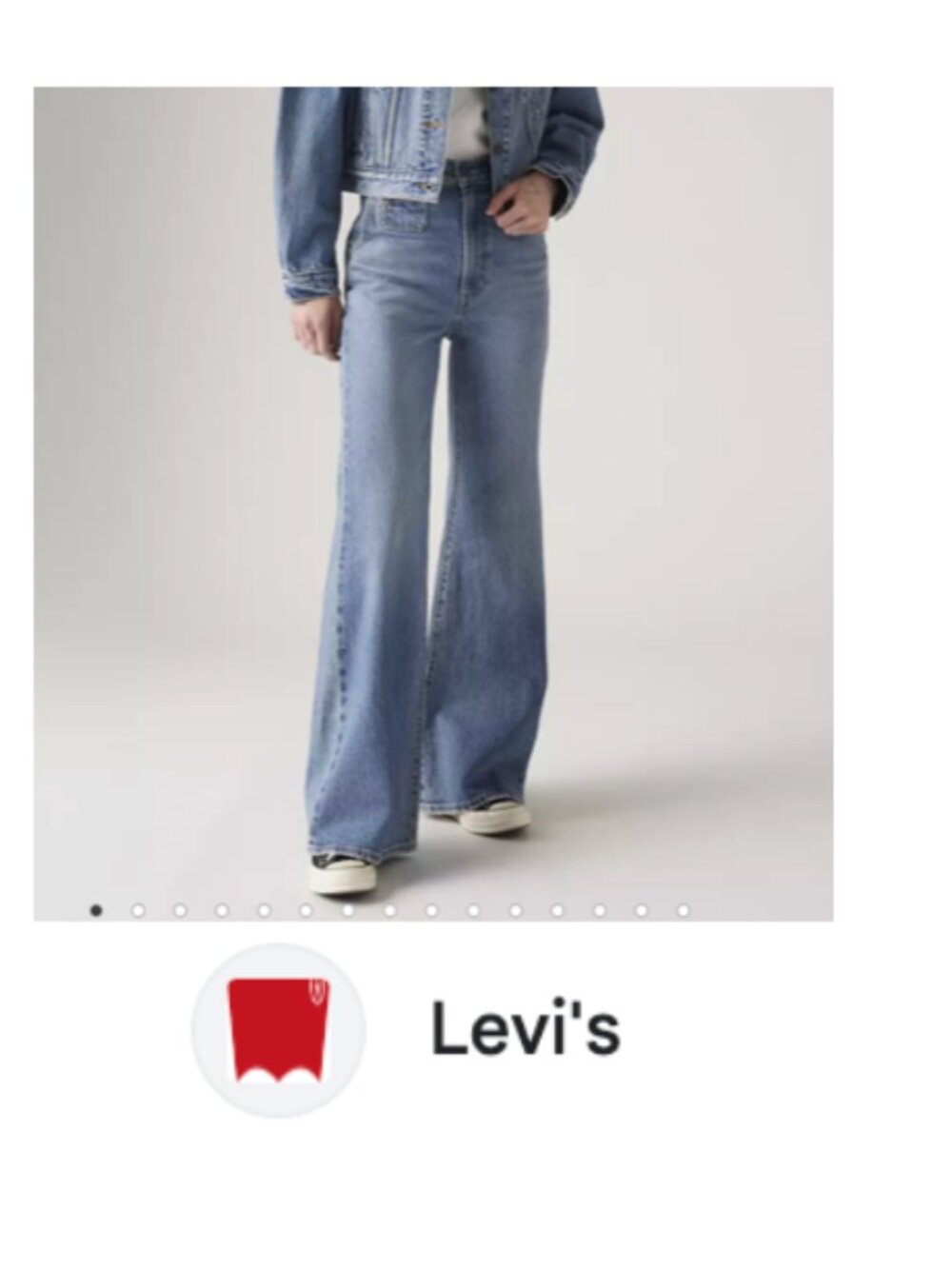Levi's Ribcage Bell Jeans Size 27